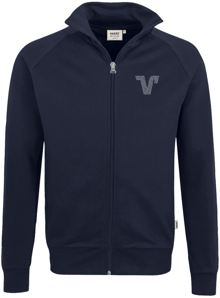 Sweatjacke Premium | Tinte