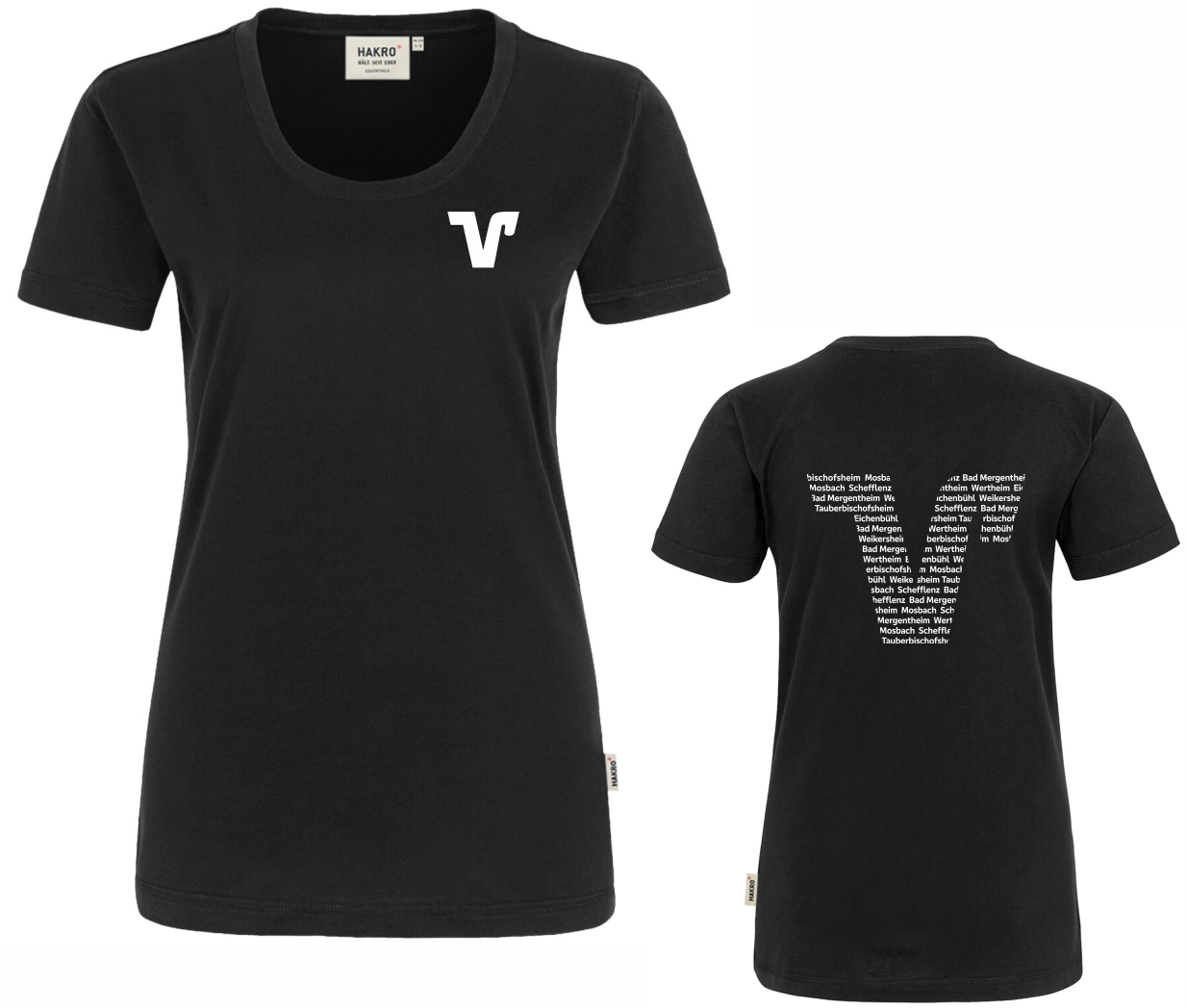 Damen T-Shirt Classic | Schwarz