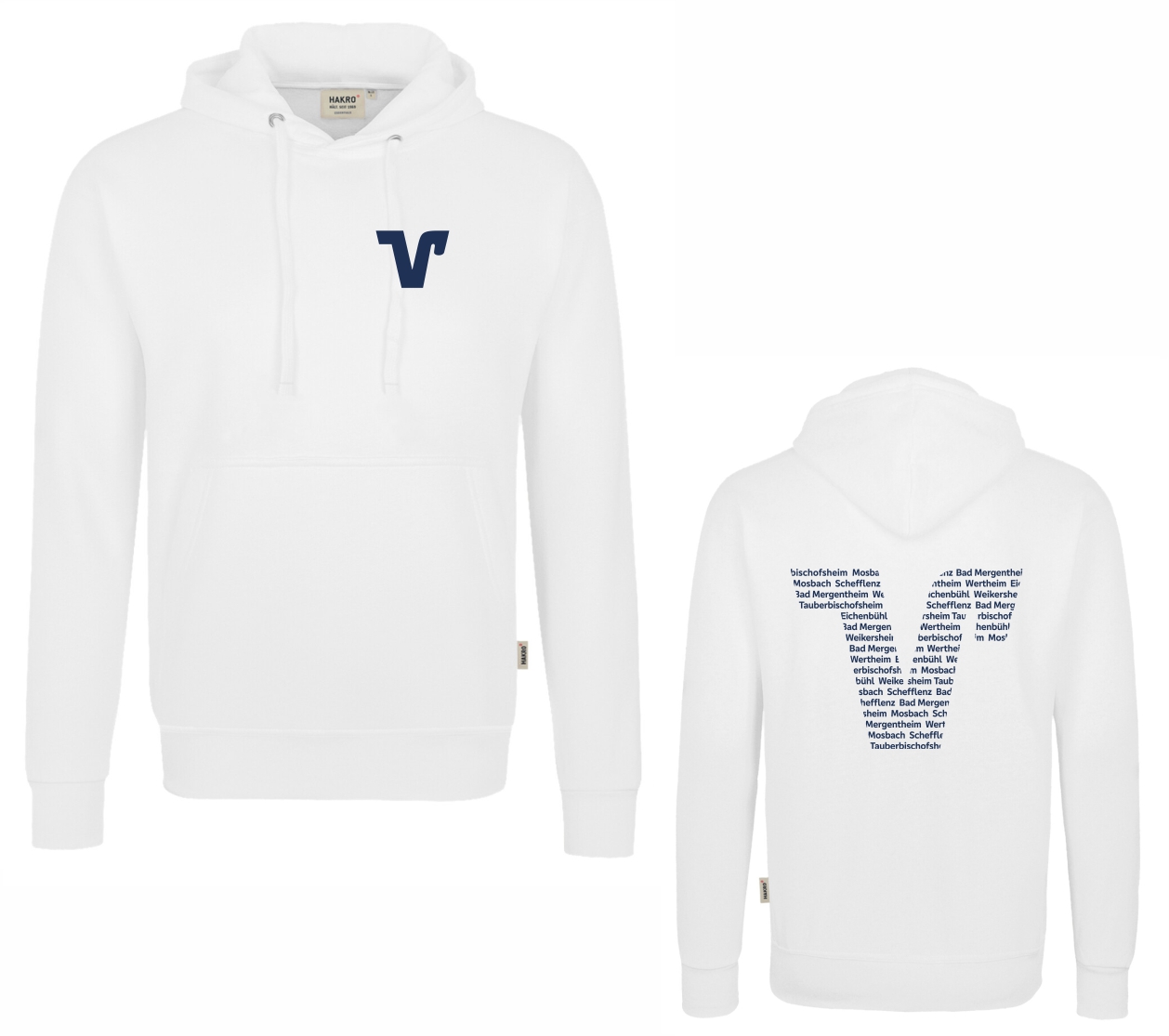 Kapuzen-Sweatshirt Premium | Weiß
